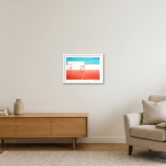 Goal! — A3 (42×30cm, 17×12") White Frame