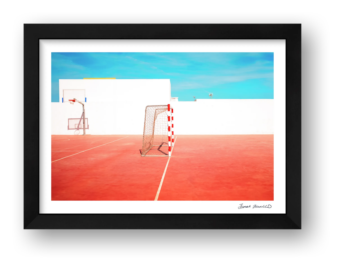 Goal — framed