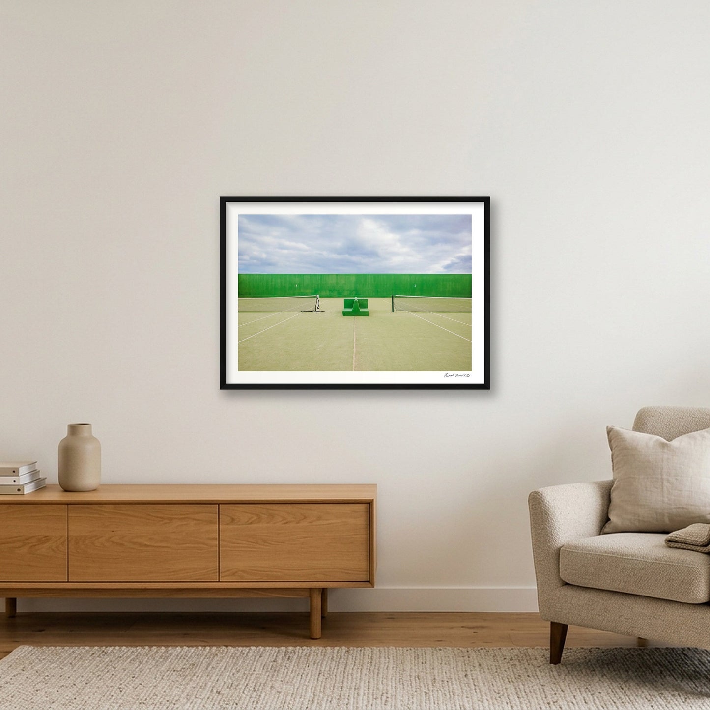 Net — 84×59cm, 33×23" Black Frame