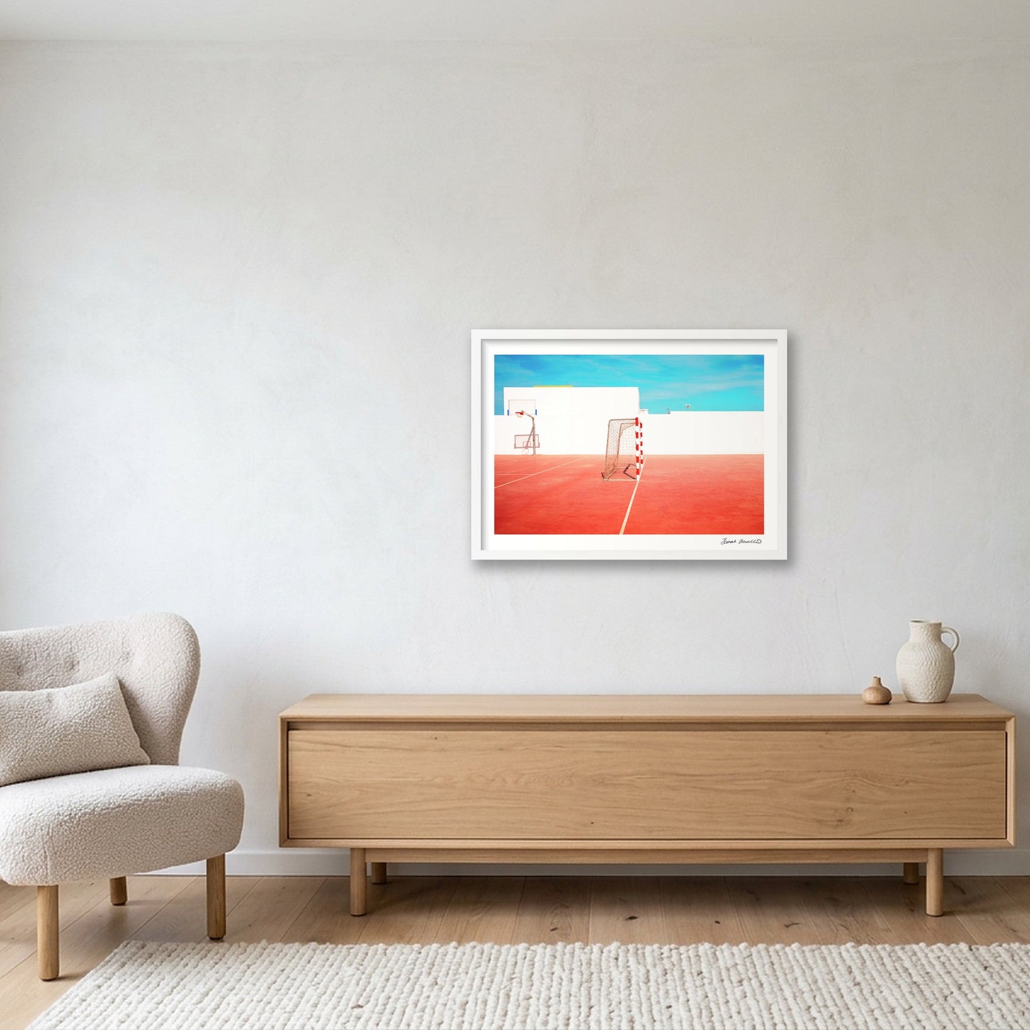 Goal — 59×42cm, 23×17" White Frame
