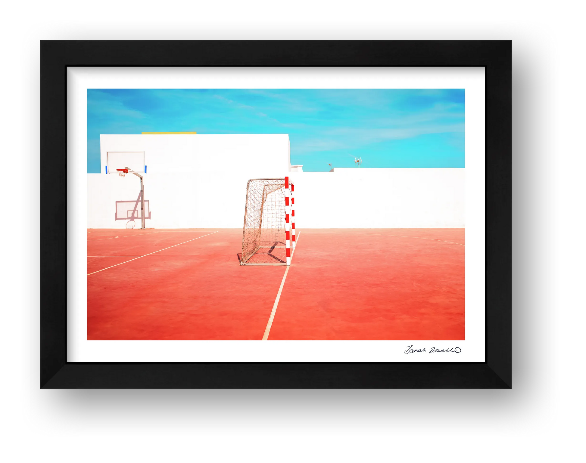 Goal — framed