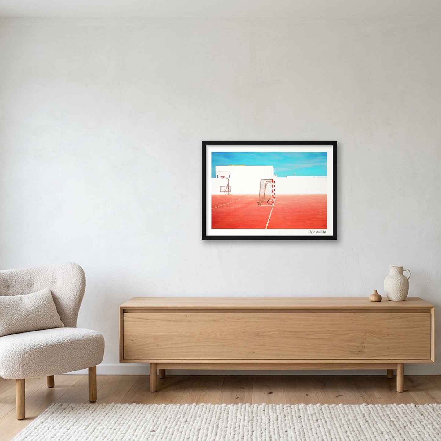 Goal — 59×42cm, 23×17" Black Frame
