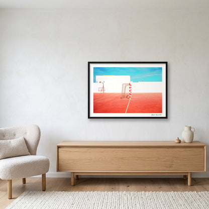 Goal — 84×59cm, 33×23" Black Frame