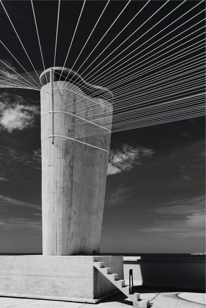 Unite d' Habitation - Tower with Wires