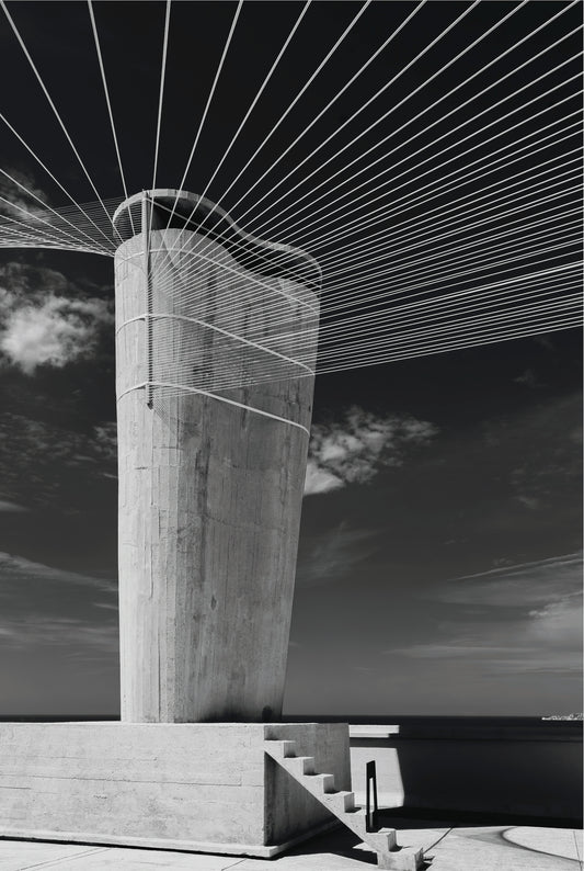 Unite d' Habitation - Tower with Wires