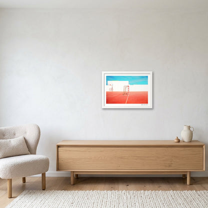 Goal — A3 (42×30cm, 17×12") White Frame