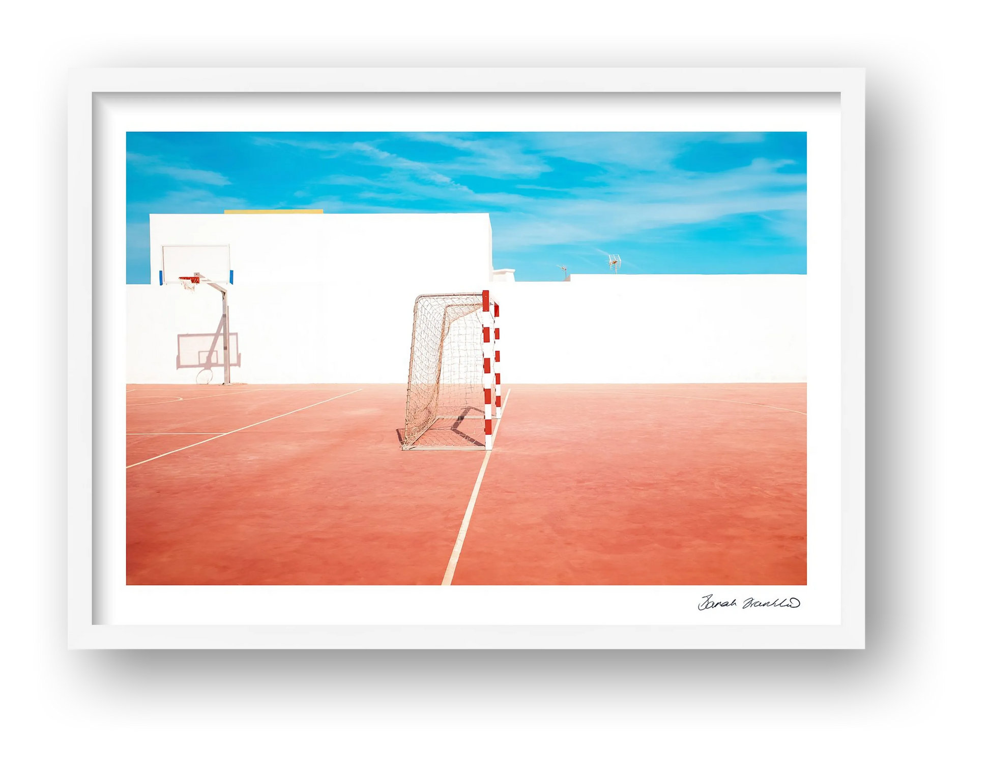 Goal — framed