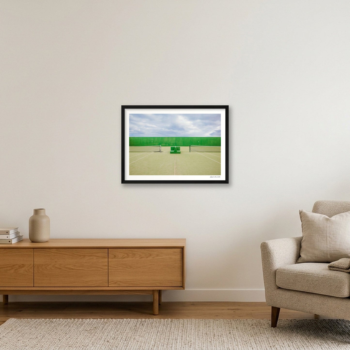 Net — 59×42cm, 23×17" Black Frame